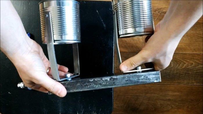 Как сделать каркас в стиле лофт из консервных банок