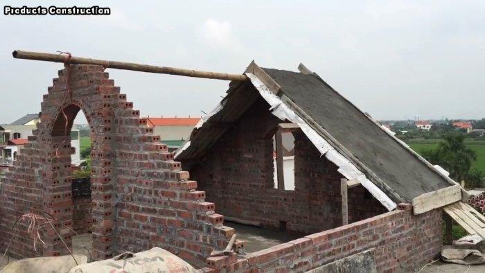 Как построить бетонную крышу без механических приспособлений