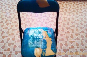 Лайфхак: как почти мгновенно задекорировать старый облезлый стул для дачи
