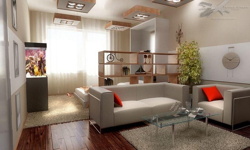 Варианты расстановки мебели в однокомнатной квартире, советы дизайнера