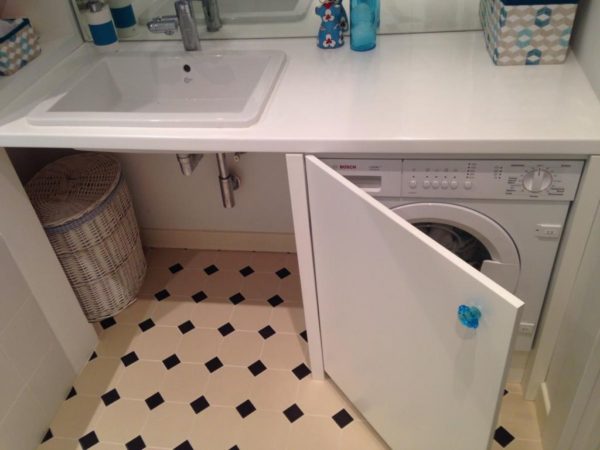 Как подобрать шкаф под стиральную машину в ванную