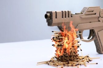 Веселый DIY: как сделать пистолет, который стреляет спичками