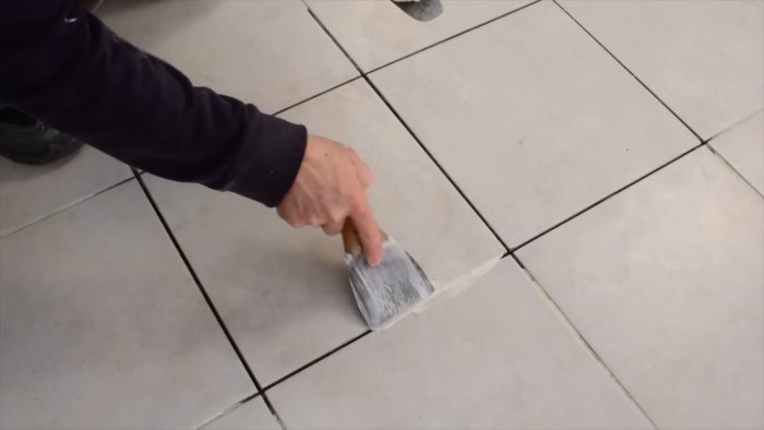 Ремонт участка после снятия плитки