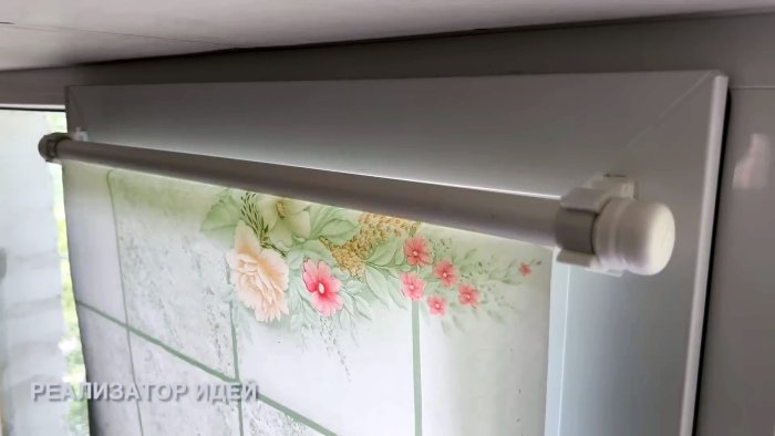 Установка рулонных штор своими руками